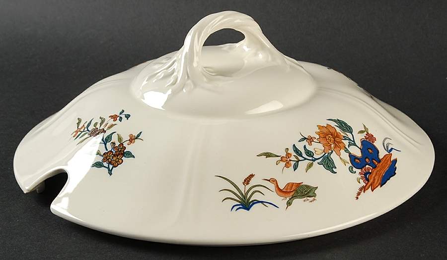 Chinese Teal Lid for Tureen by Wedgwood-1