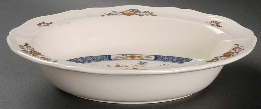 Chinese Teal 9" Oval Vegetable Bowl by Wedgwood-1