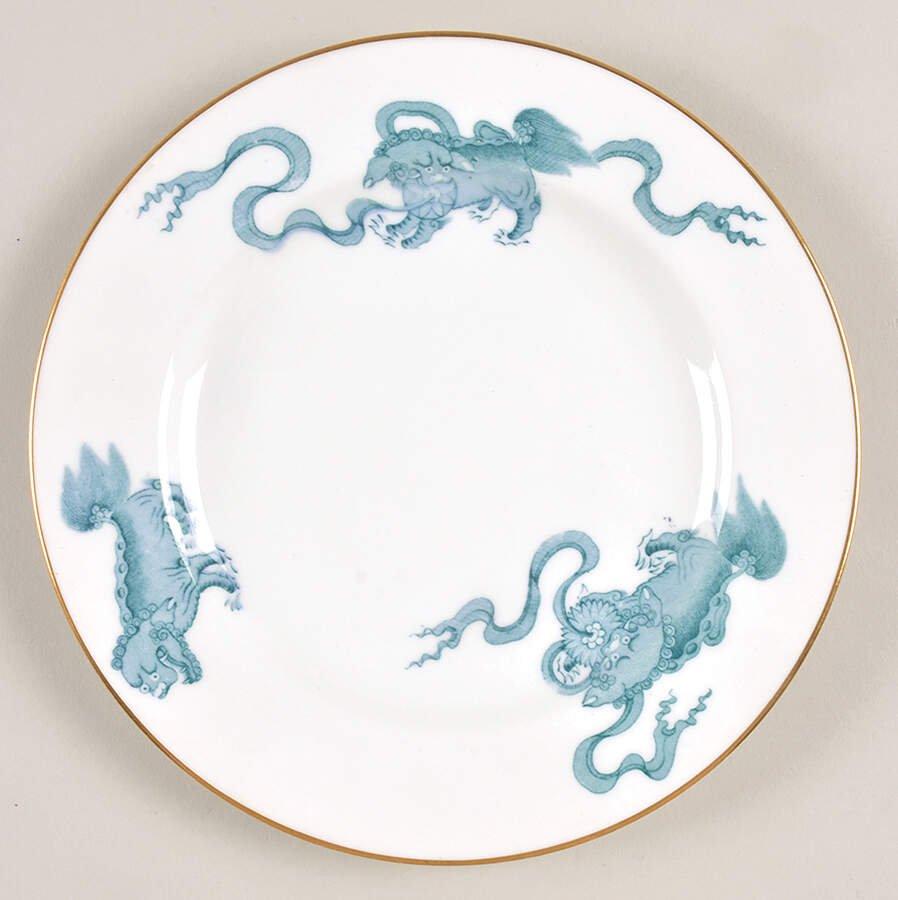 Chinese Tigers Blue Salad Plate by Wedgwood-1