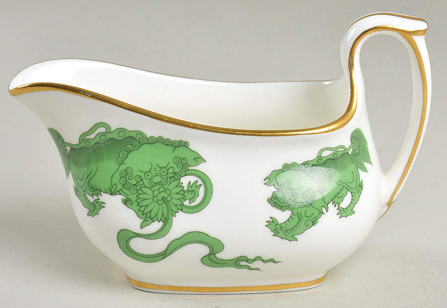 Chinese Tigers Green Mini Creamer by Wedgwood-1