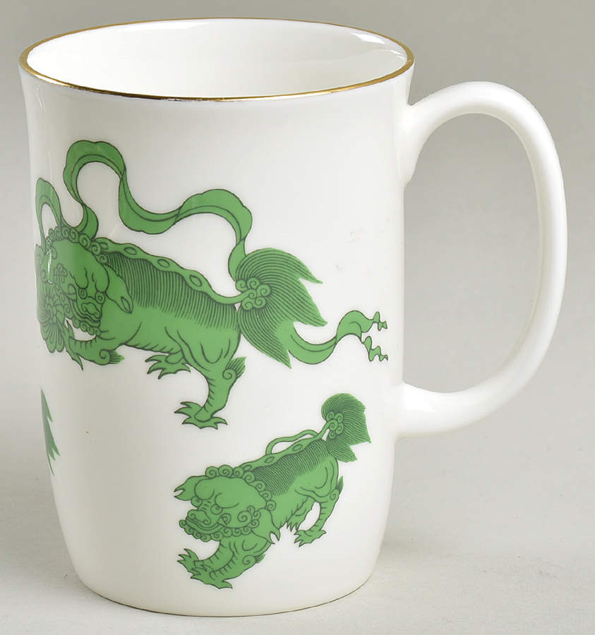Chinese Tigers Green Mug by Wedgwood-1