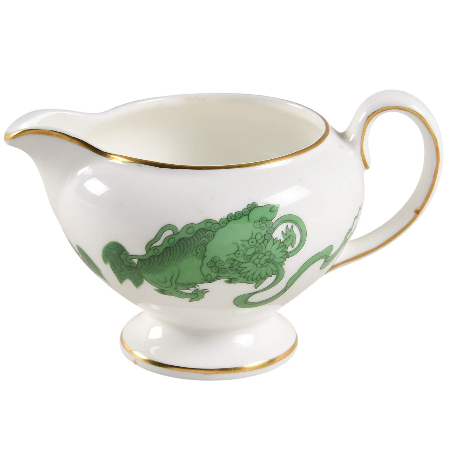 Chinese Tigers Green Mini Creamer by Wedgwood-1