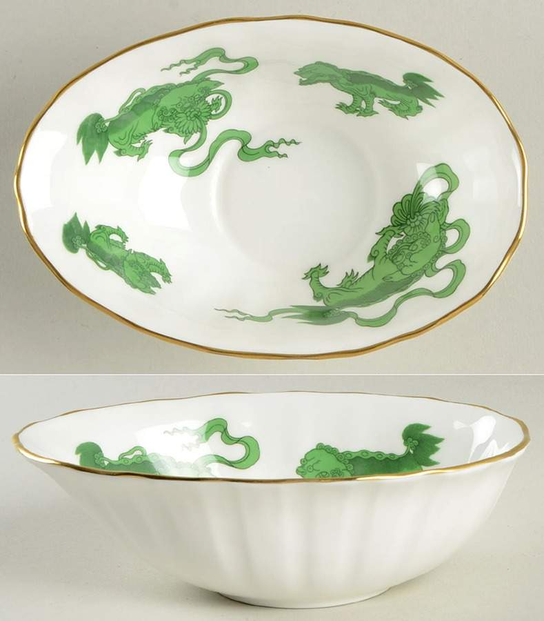 Chinese Tigers Green Avocado Bowl by Wedgwood-1
