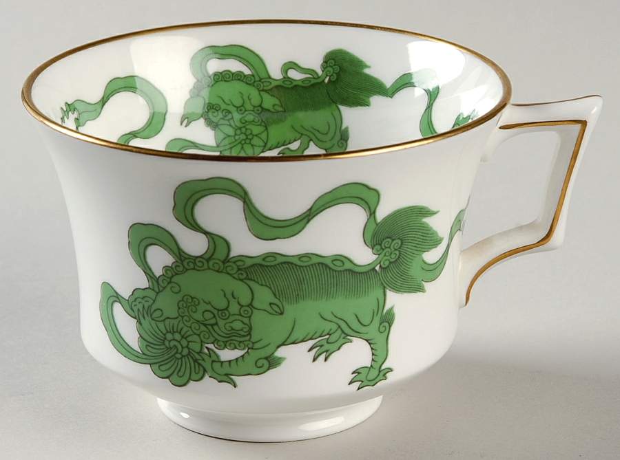 Chinese Tigers Green Footed Cup by Wedgwood-1