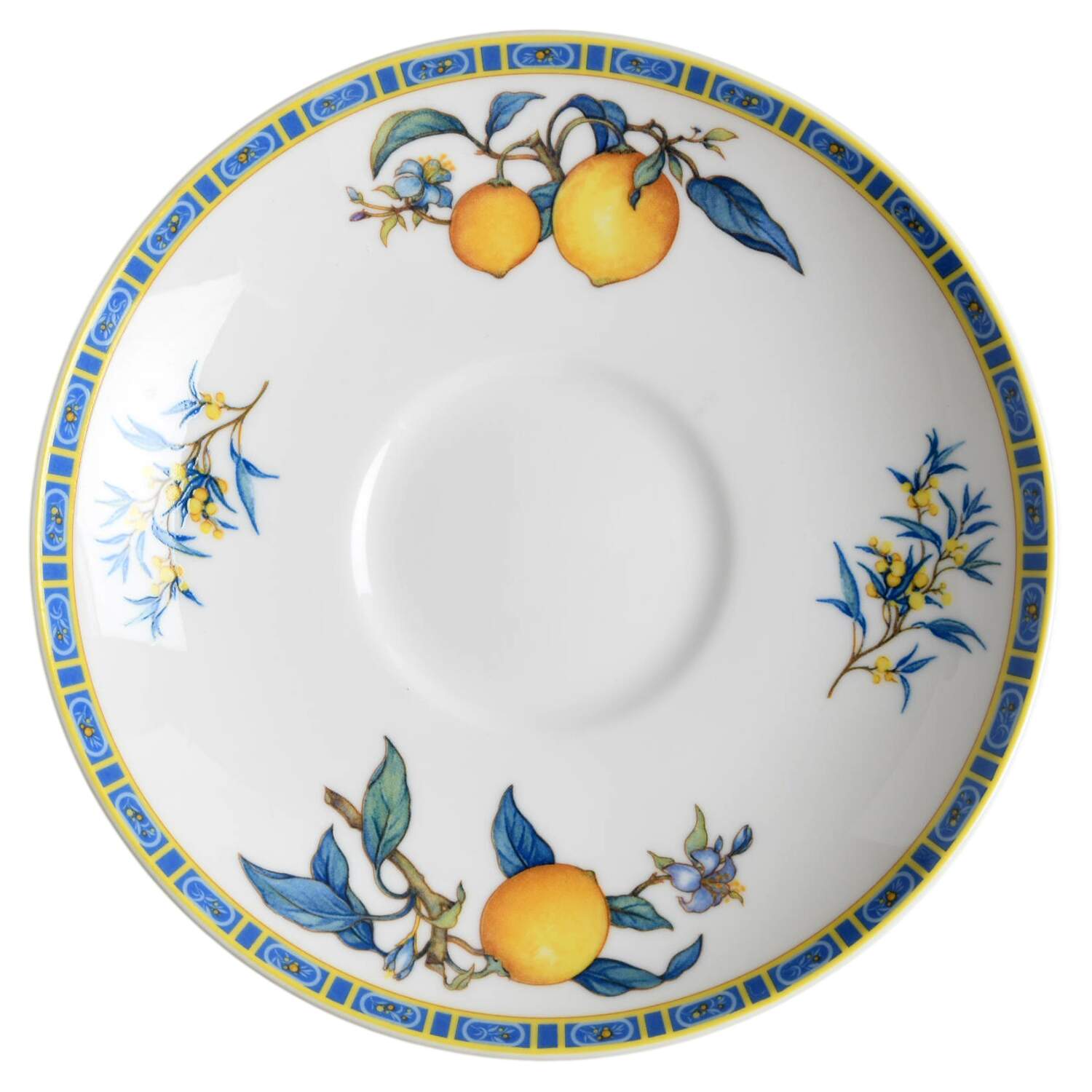 Citrons Saucer for Leigh Shape Footed Cup by Wedgwood-1