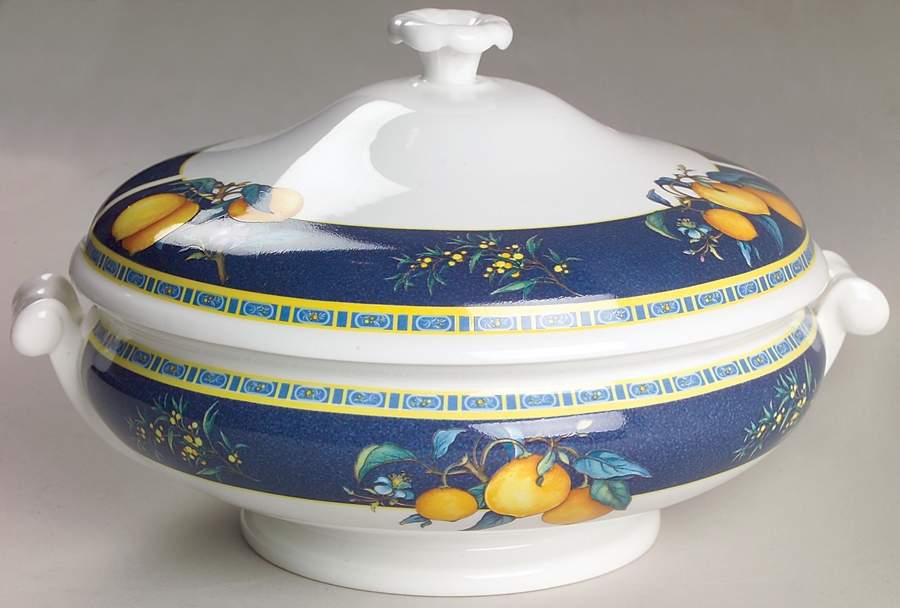 Citrons Round Covered Vegetable by Wedgwood-1