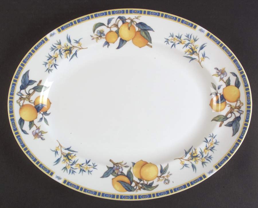 Citrons 14" Oval Serving Platter by Wedgwood-1