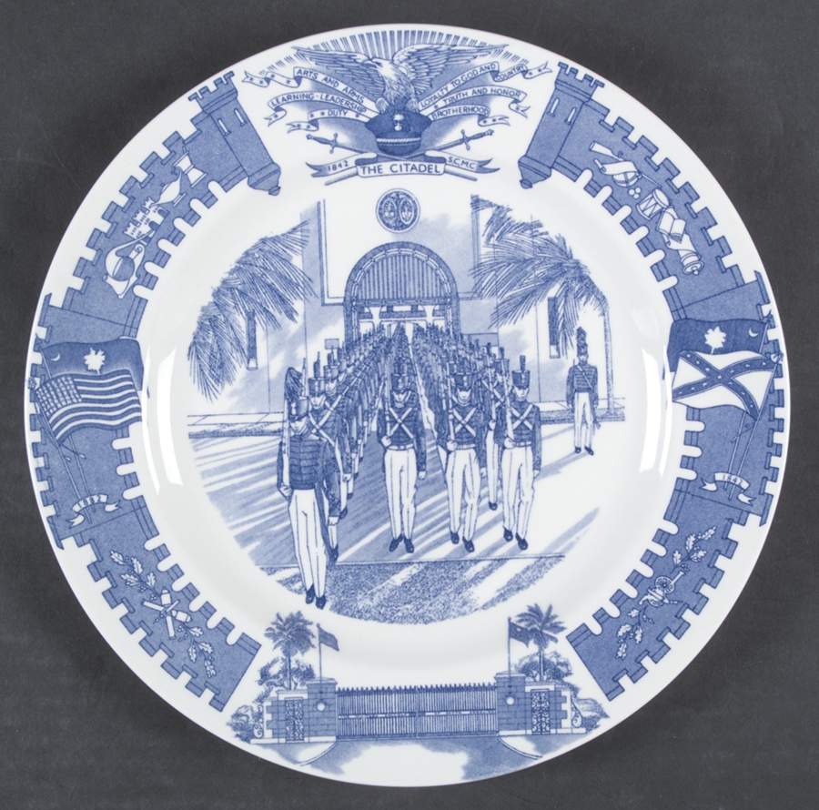 The Citadel, The Military College of South Carolina Dinner Plate by Wedgwood-1