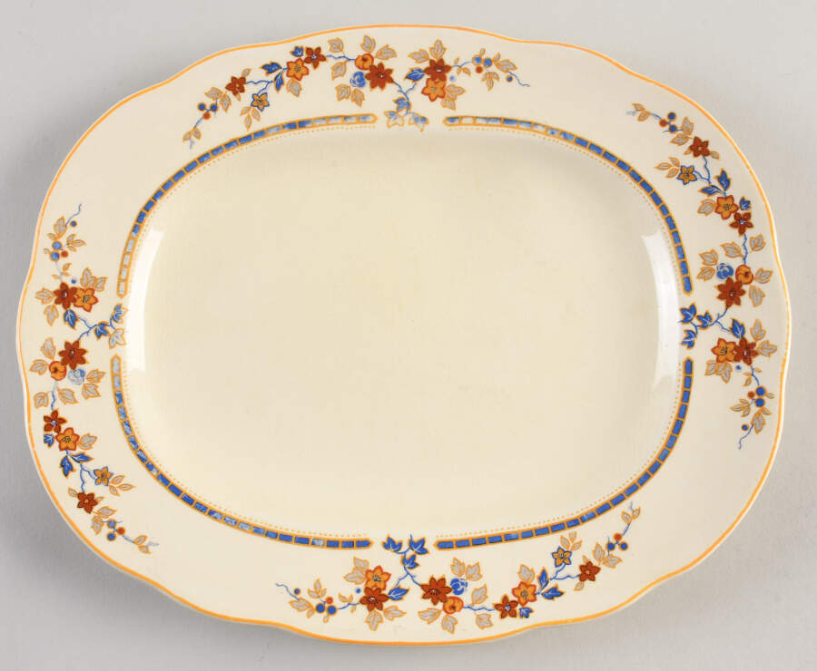 Clayton 11" Oval Serving Platter by Wedgwood-1