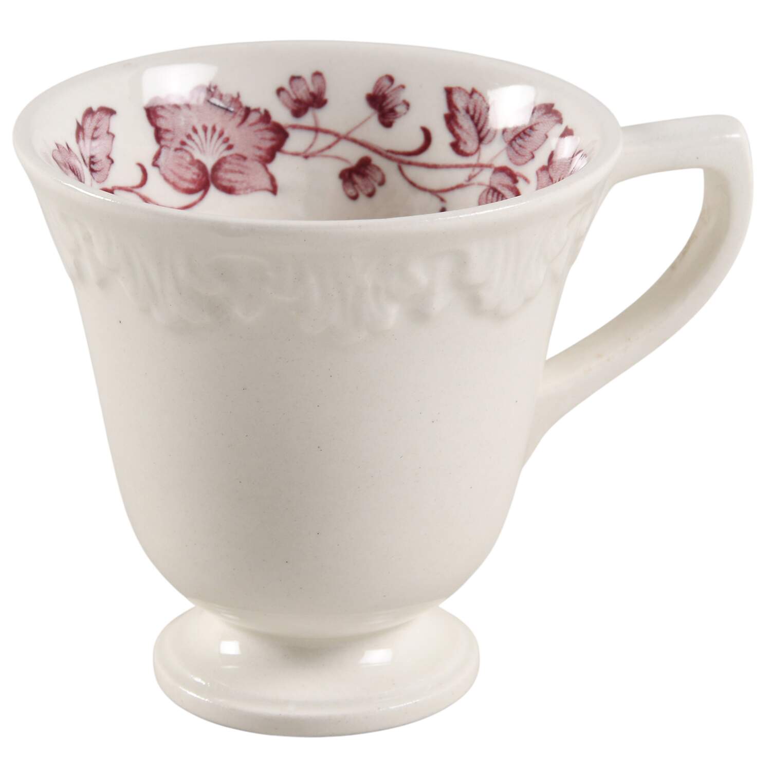 Clematis Mulberry (Corinthian) Footed Demitasse Cup by Wedgwood-1