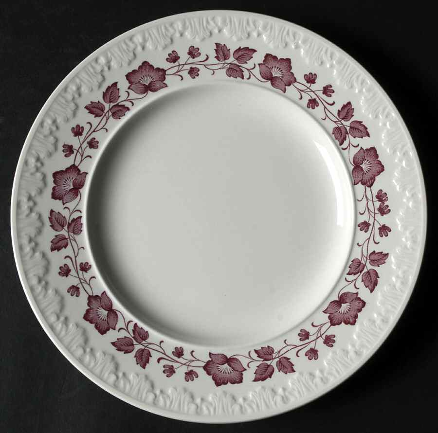 Clematis Mulberry (Corinthian) Salad Plate by Wedgwood-1
