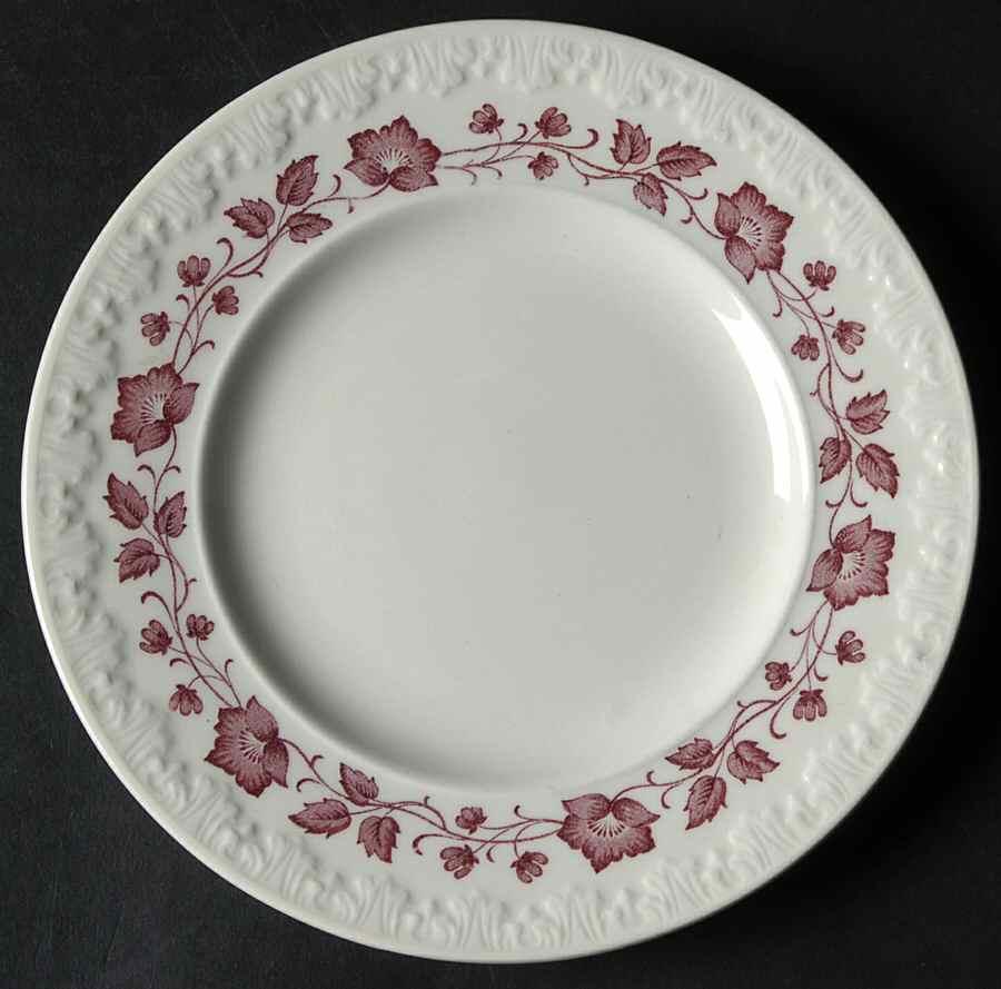 Clematis Mulberry (Corinthian) Bread & Butter Plate by Wedgwood-1
