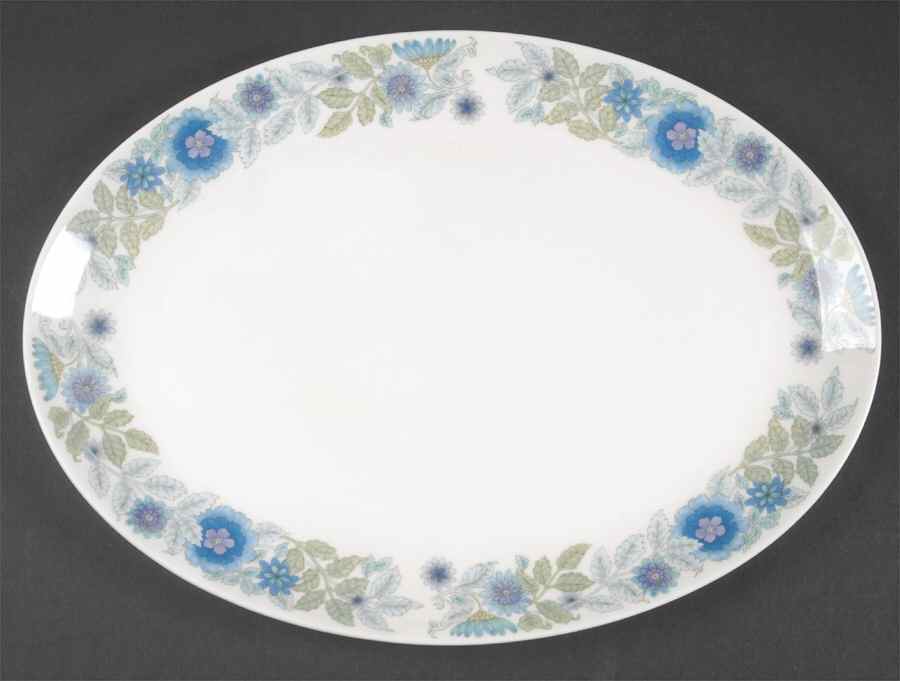 Clementine 14" Oval Serving Platter by Wedgwood-1