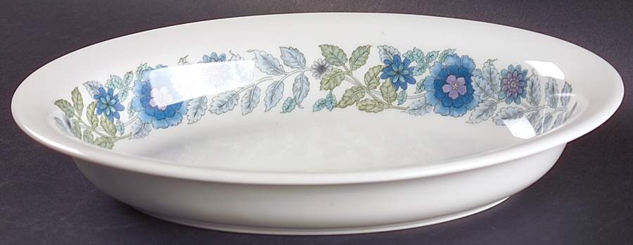 Clementine 10" Oval Vegetable Bowl by Wedgwood-1