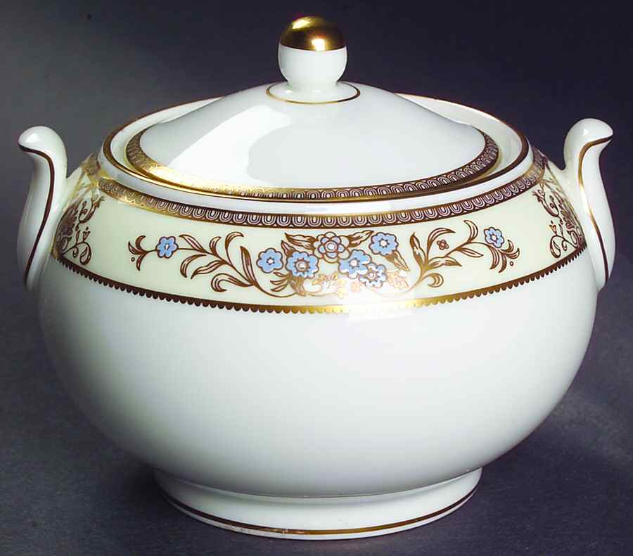 Cliveden Ivory 146 Shape Sugar Bowl & Lid by Wedgwood-1