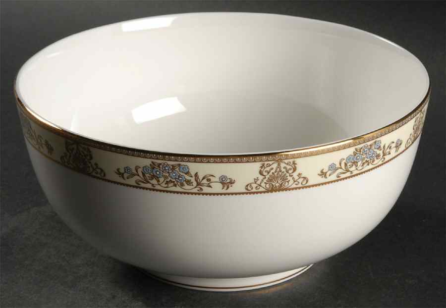 Cliveden Ivory 8" Salad Serving Bowl by Wedgwood-1