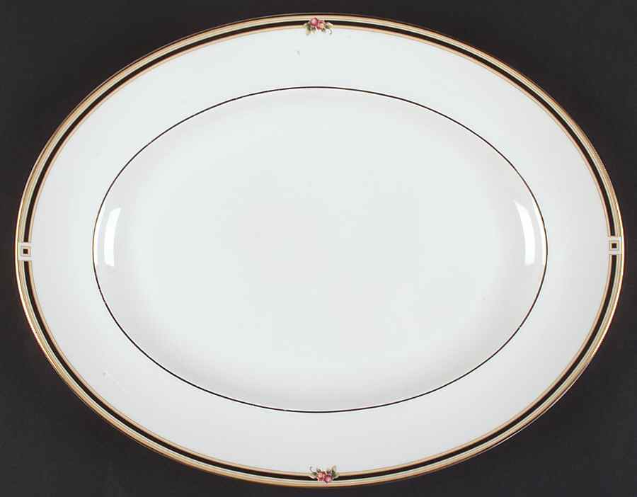 Clio 14" Oval Serving Platter by Wedgwood-1