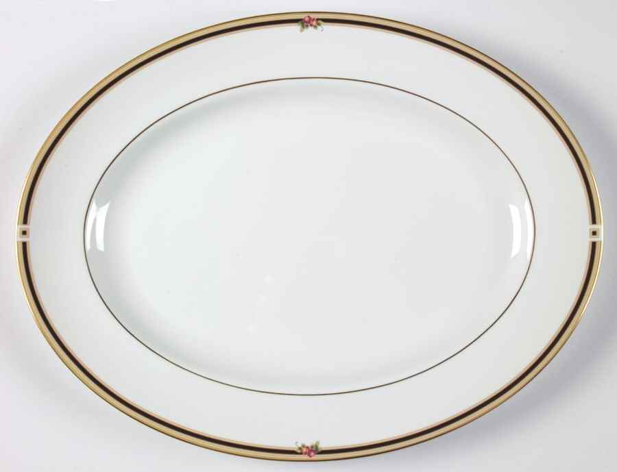 Clio 15" Oval Serving Platter by Wedgwood-1