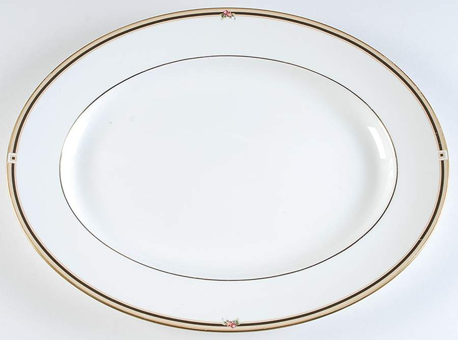 Clio 17" Oval Serving Platter by Wedgwood-1