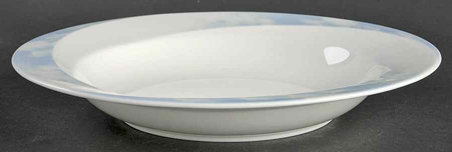 Clouds Blue Large Rim Soup Bowl by Wedgwood-1