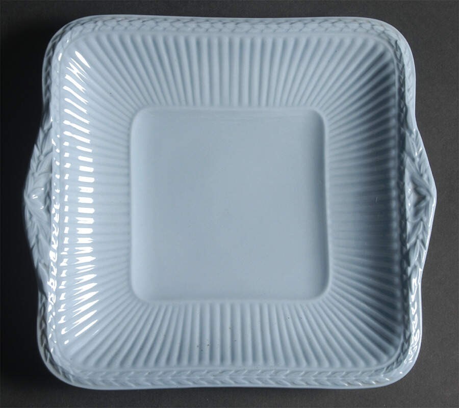 Clyde Blue Square Handled Cake Plate by Wedgwood-1