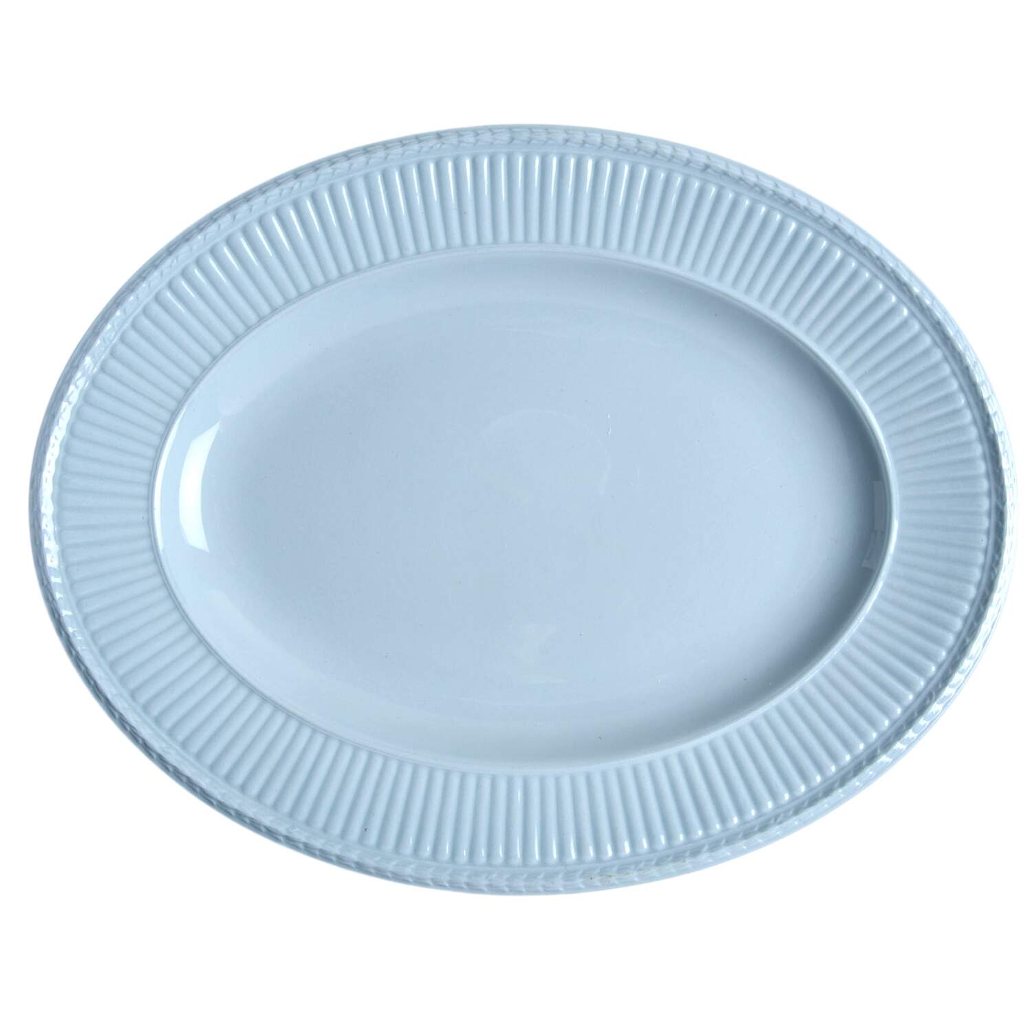 Clyde Blue 11" Oval Serving Platter by Wedgwood-1