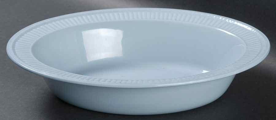 Clyde Blue 10" Oval Vegetable Bowl by Wedgwood-1