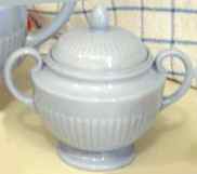 Clyde Blue Sugar Bowl & Lid by Wedgwood-1