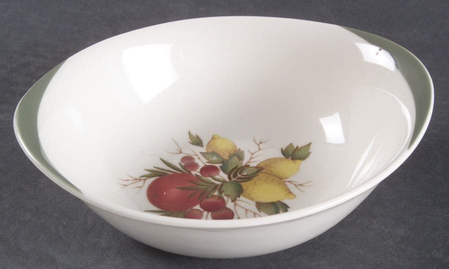 Covent Garden (Green On Edge)Tk605 Lugged Cereal Bowl by Wedgwood-1