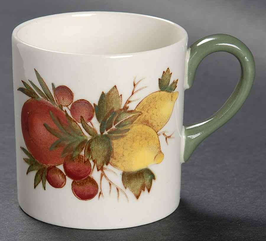 Covent Garden (Green On Edge)Tk605 Can Shape Demitasse Cup by Wedgwood-1