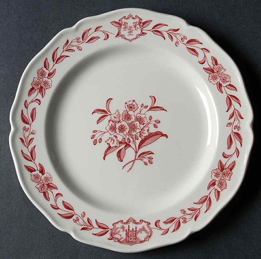 Connecticut Laurel Pink Bread & Butter Plate by Wedgwood-1
