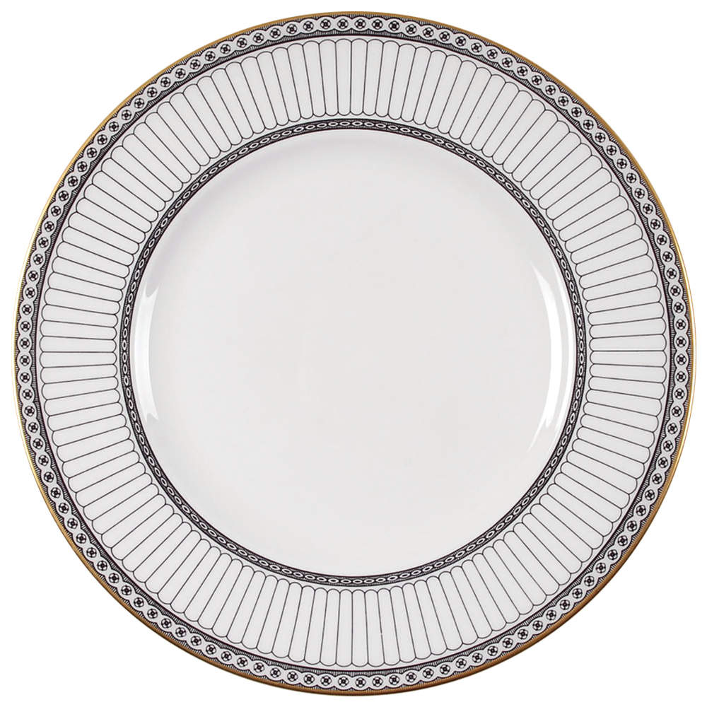 Colonnade Black Dinner Plate by Wedgwood-1
