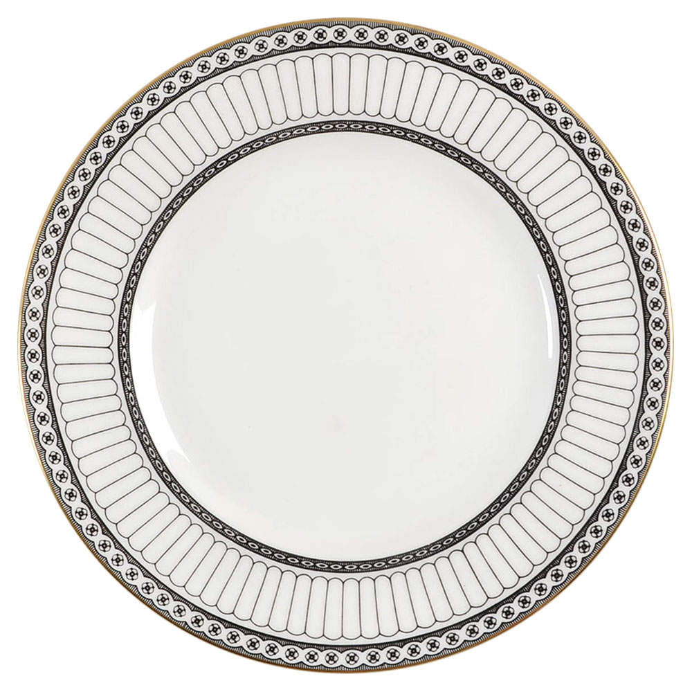 Colonnade Black Salad Plate by Wedgwood-1