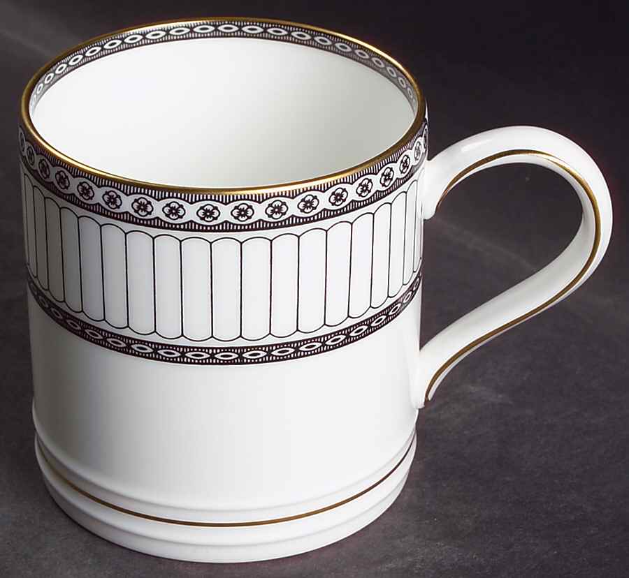Colonnade Black Mug by Wedgwood-1