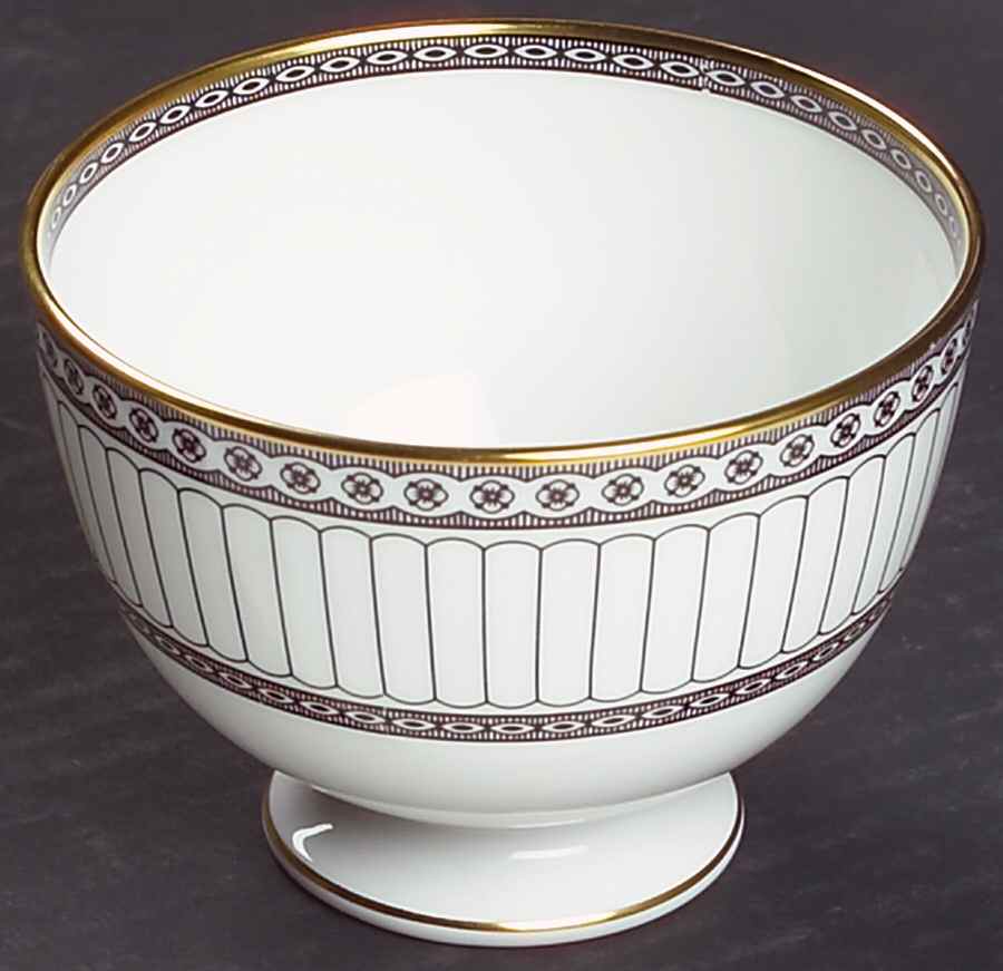 Colonnade Black Open Sugar Bowl by Wedgwood-1