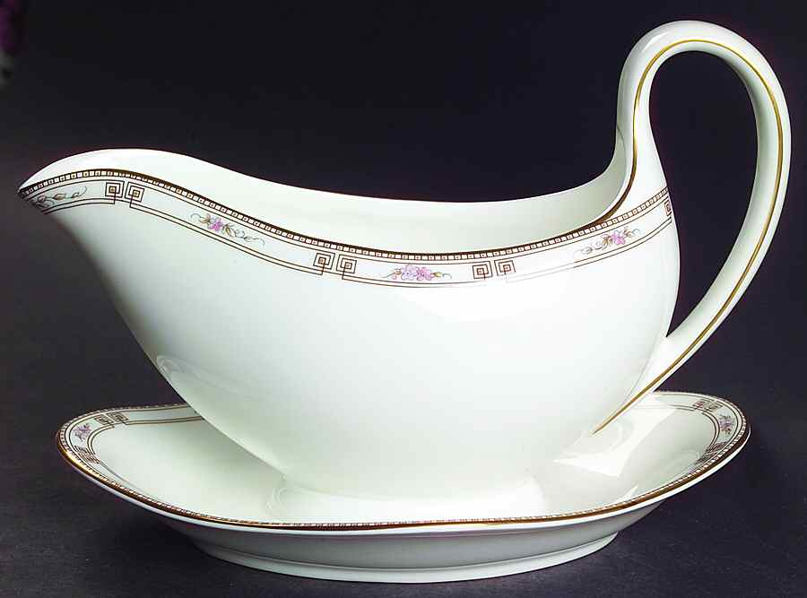 Colchester Gravy Boat with Attached Underplate by Wedgwood-1