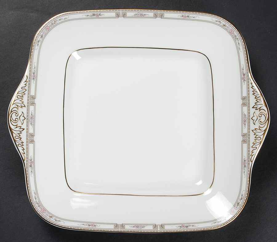 Colchester Square Handled Cake Plate by Wedgwood-1