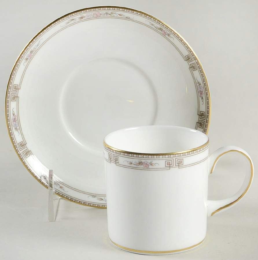 Colchester Can Shape Demitasse Cup and Saucer Set by Wedgwood-1