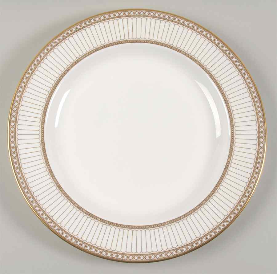 Colonnade Gold 13" Chop Plate (Round Platter) by Wedgwood-1