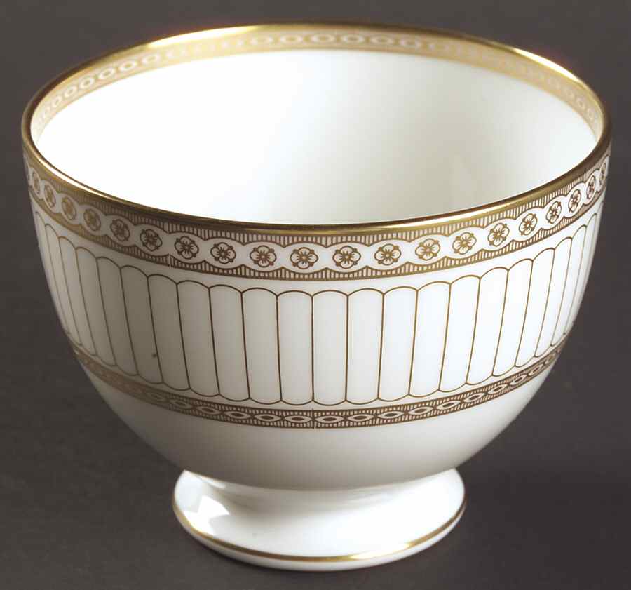 Colonnade Gold Open Sugar Bowl by Wedgwood-1