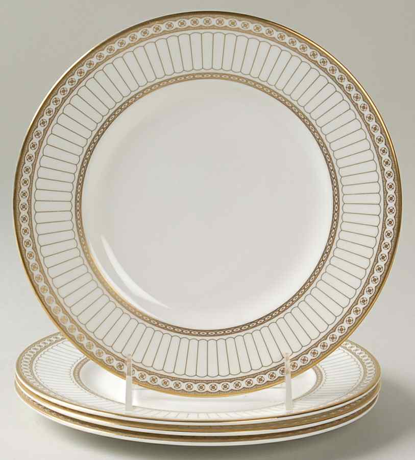 Colonnade Gold Luncheon Plate - Set of 4 by Wedgwood-1