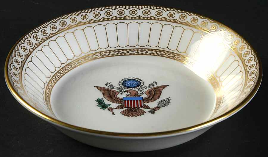 Colonnade Gold Fruit/Dessert (Sauce) Bowl by Wedgwood-1