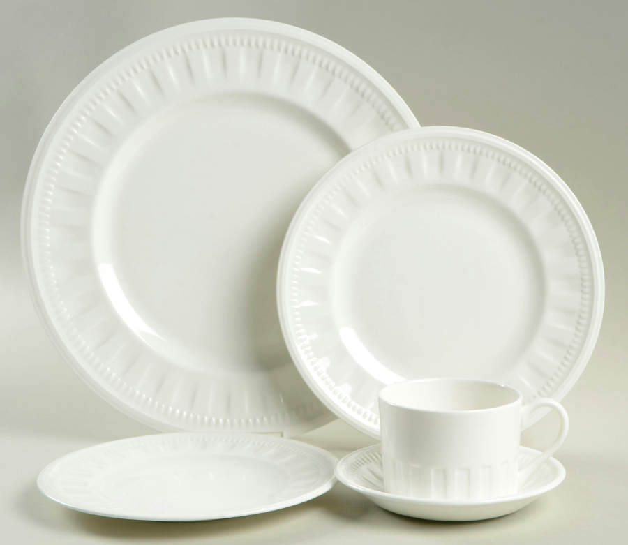 Colosseum (Whiteware) 5 Piece Place Setting by Wedgwood-1