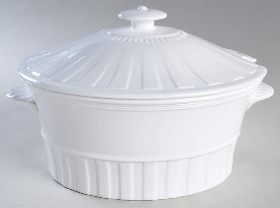 Colosseum (Whiteware) Tureen &  Lid by Wedgwood-1