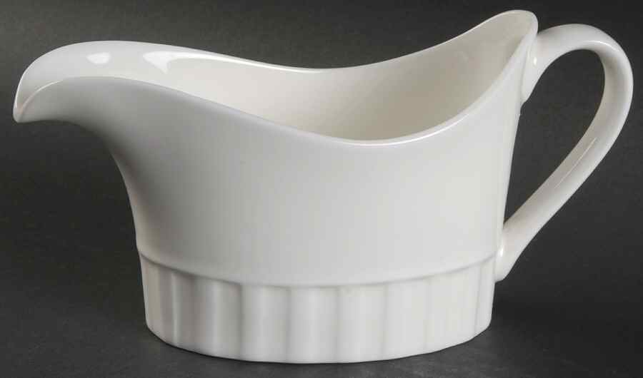 Colosseum (Whiteware) Gravy Boat by Wedgwood-1