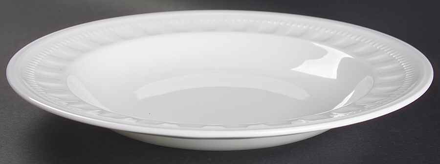 Colosseum (Whiteware) Large Rim Soup Bowl by Wedgwood-1