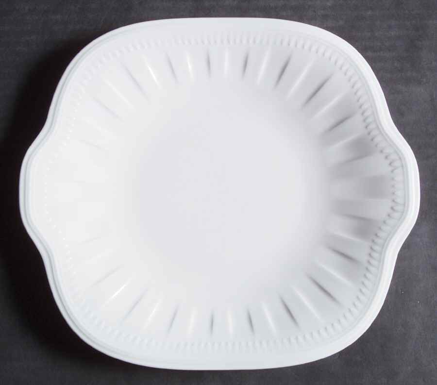 Colosseum (Whiteware) Square Handled Cake Plate by Wedgwood-1