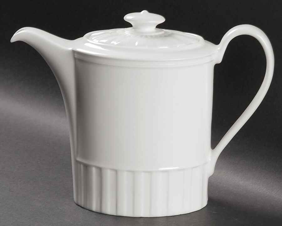 Colosseum (Whiteware) Coffee Pot & Lid by Wedgwood-1