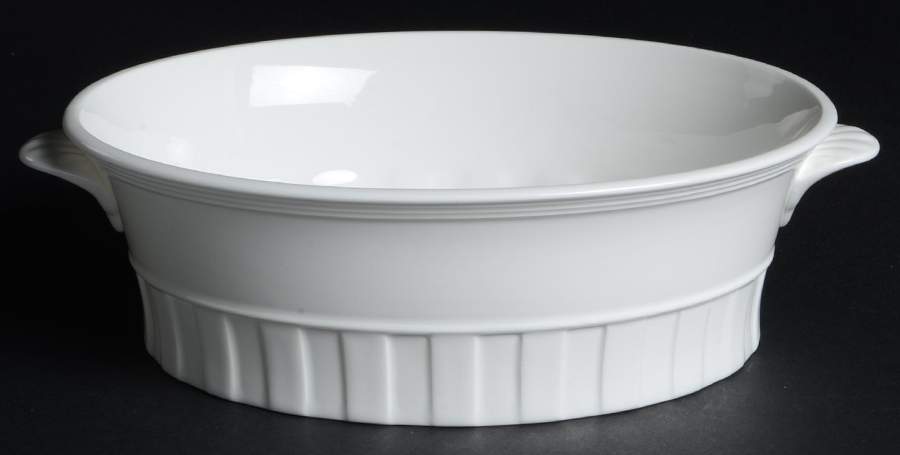 Colosseum (Whiteware) Oval Vegetable No Lid by Wedgwood-1