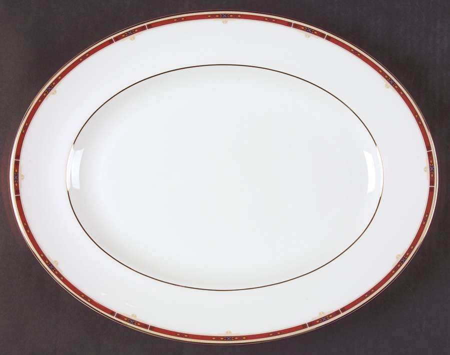 Colorado 14" Oval Serving Platter by Wedgwood-1